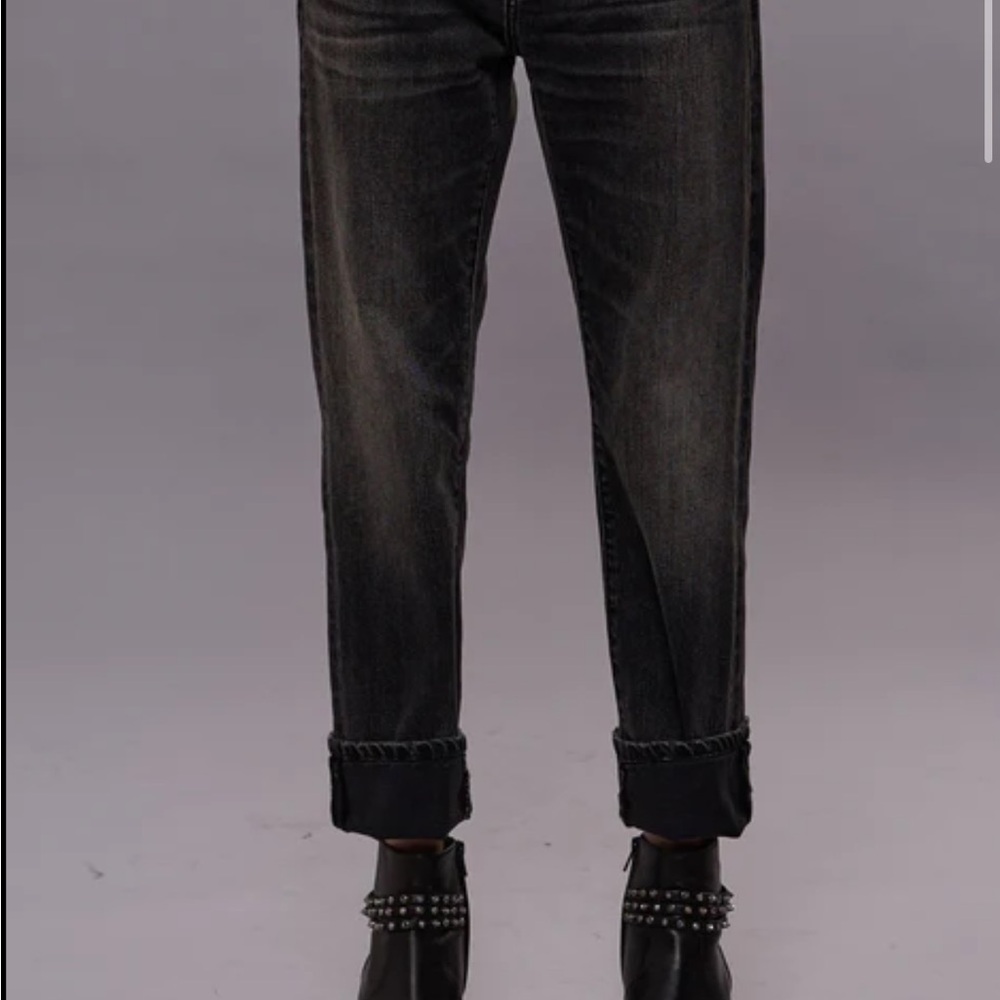 R13 boy straight Black Denim Jeans